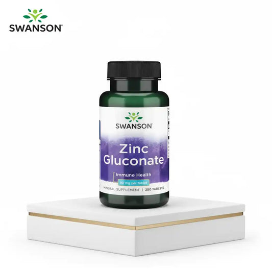 Swanson Zinc Gluconate 250 Tabletten a´30mg - Supplement Support