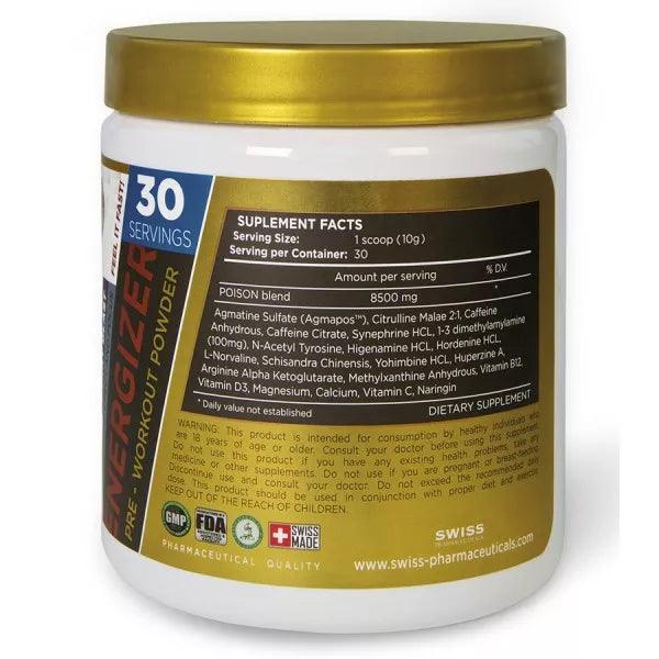 Swiss Poison US Pre Workout Booster 300g - Supplement Support