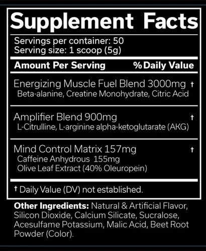 The Curse! Pre Workout Booster 250g - Supplement Support