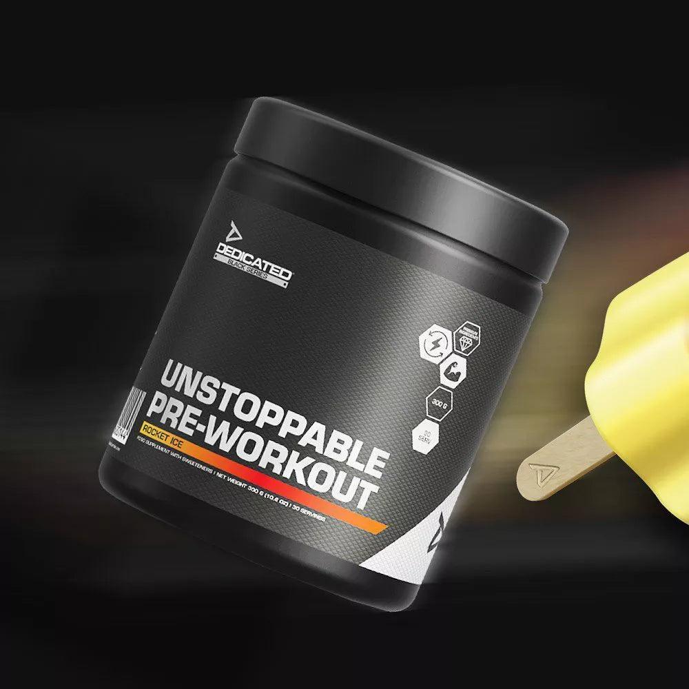 The UNSTOPPABLE Black Edition Pre Workout Booster 300g - Supplement Support