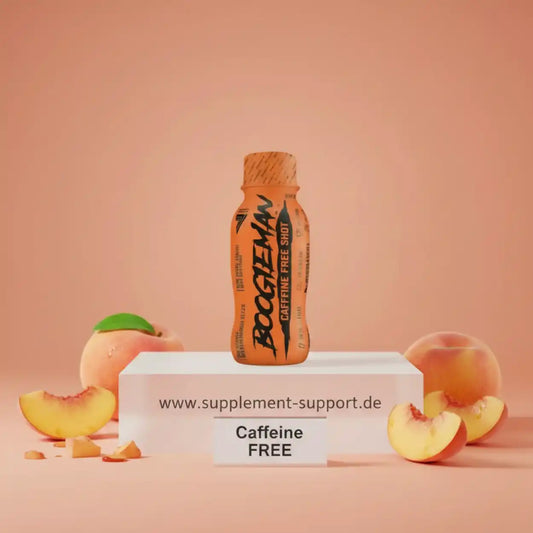 Boogieman Koffeinfreier Shot mit Pfirsichgeschmack, ideal für Sportnahrung und Booster