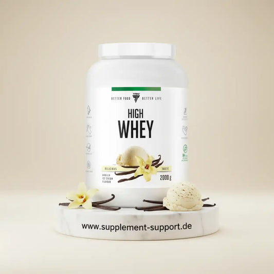 High Whey Protein Vanille-Eis-Geschmack, 2000g – Nahrungsergänzung für Sport und Fitness