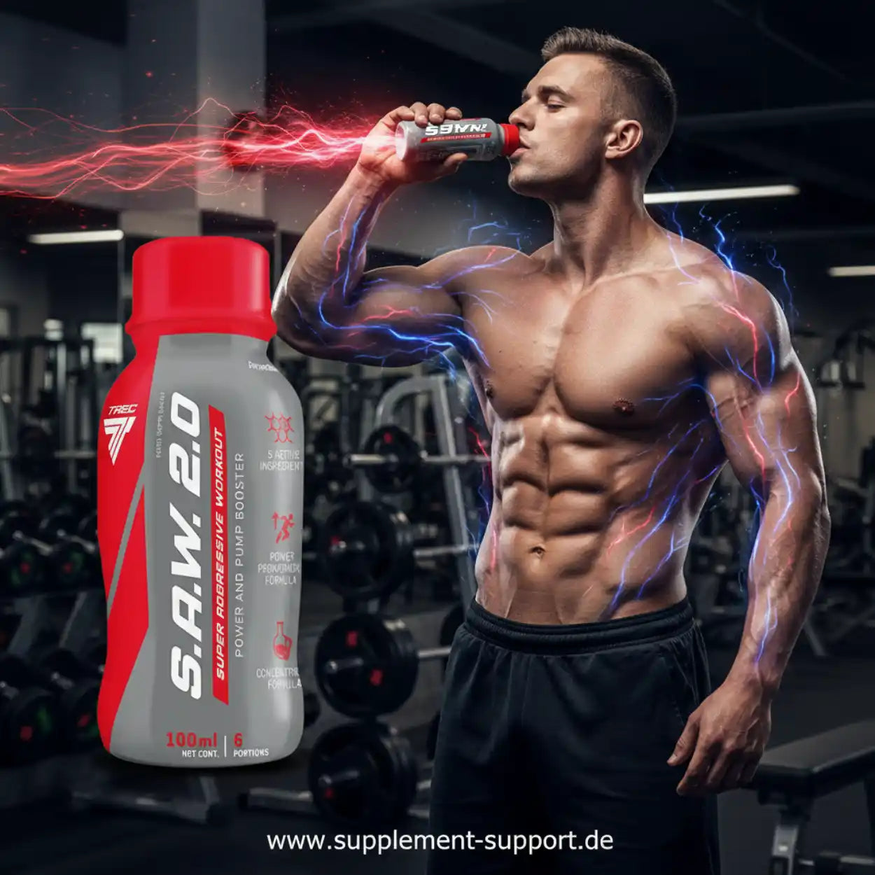 trec-saw-20-booster-shots-12-x100ml-cherry-pear_11zon - Supplement Support
