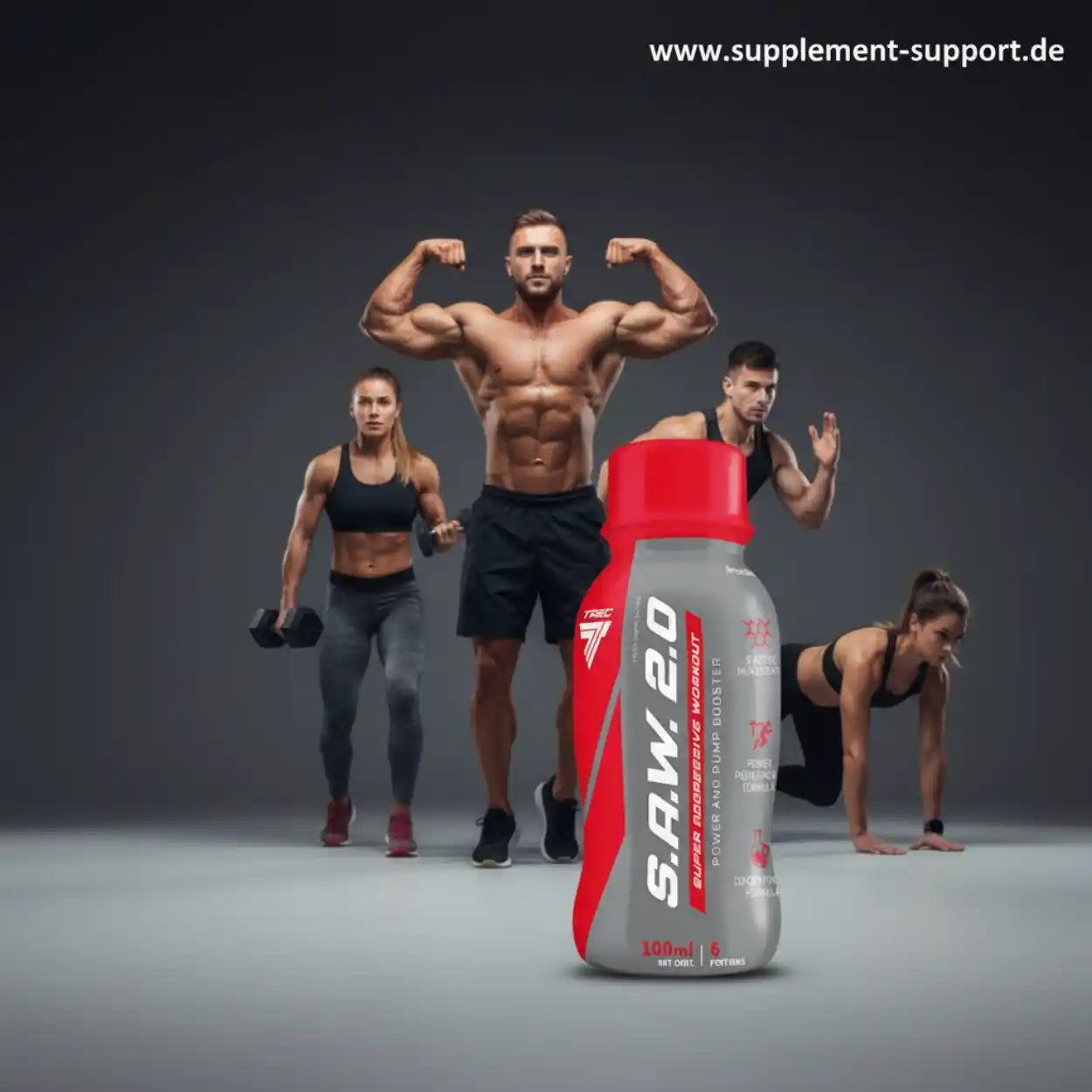 TREC® S.A.W 2.0 BOOSTER SHOT 100ml Cherry