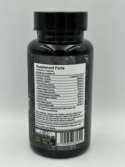 Underground Papercut Hardcore Burner 90 Kapseln - Supplement Support