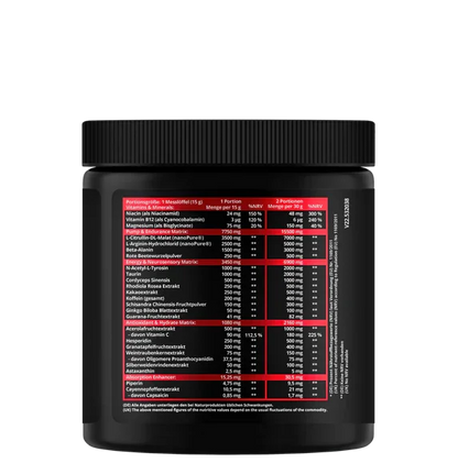 VALHALLA Pre Workout Booster 400g - Supplement Support