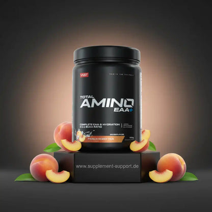 VAST Total Amino EAA+ Peach Iced Tea – Aminosäuren-Booster mit Pfirsichgeschmack für Sportler