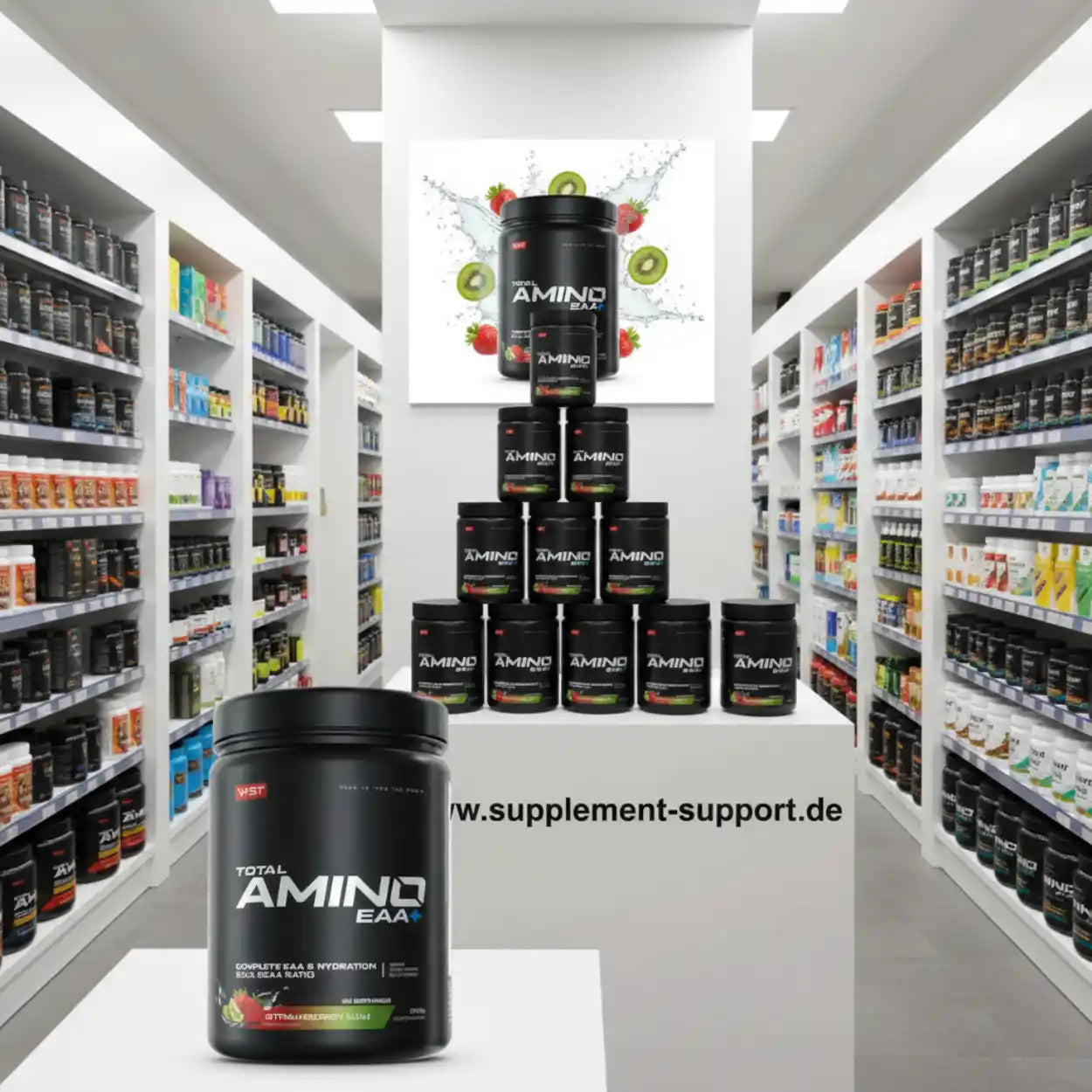 Total Amino EAA+ BCAA Nahrungsergänzungsmittel im Supplement-Shop mit Protein & Vitamine