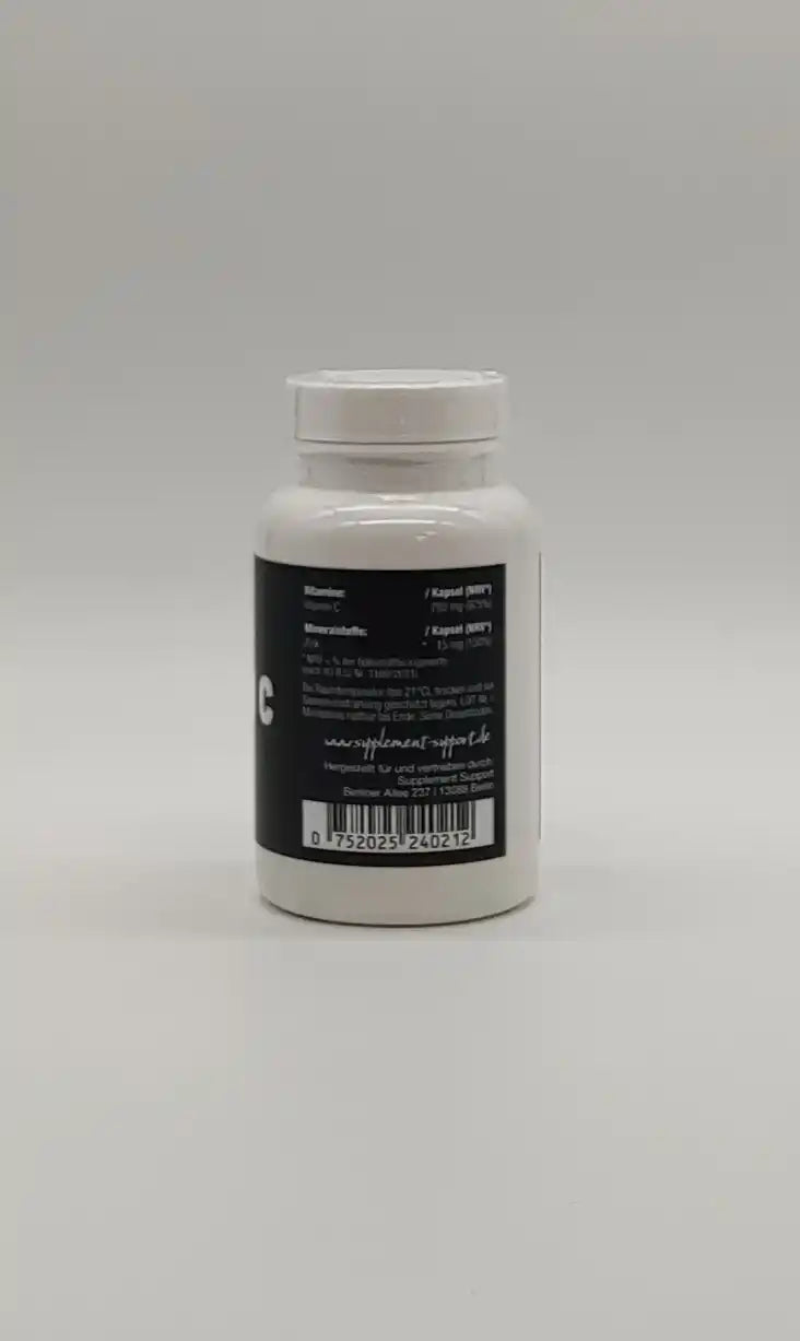 Vitamin C + Zink 90 Vegan Kapseln - Supplement Support