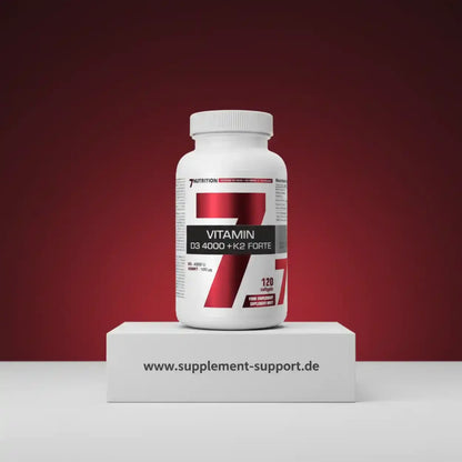 Vitamin D3 4000 + K2 Forte Nahrungsergänzungsmittel von 7Nutrition, 120 Kapseln