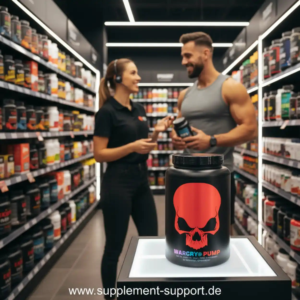 Warcry Pump Pre-Workout in Fitness-Shop mit Beratung – Protein, Booster & Vitamine
