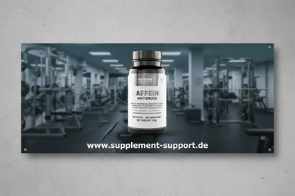 Wasserfreies Koffein, 120 Kapseln. - Supplement Support