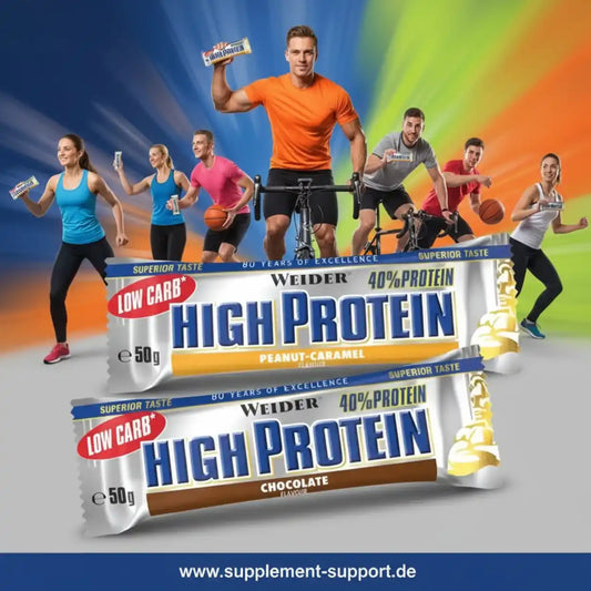 WEIDER BARRE HAUTE PROTÉINE 24x50g BARRE