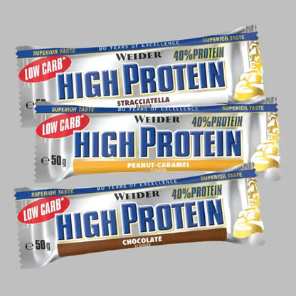 WEIDER HIGH PROTEIN BAR 50g RIEGEL - Supplement Support