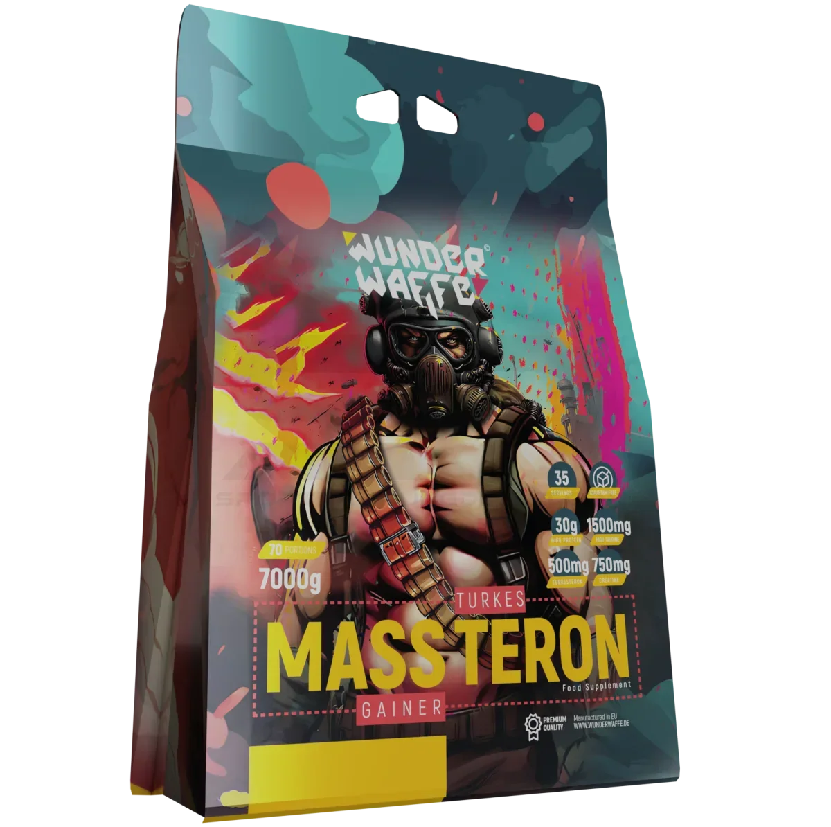 Wunderwaffe® MASSTERON Premium Mass Gainer 7kg - Supplement Support
