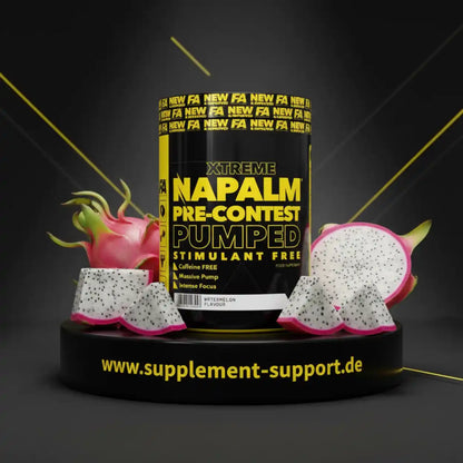 XTREME Napalm Pre Workout Booster PUMPED 350g Stimfree
