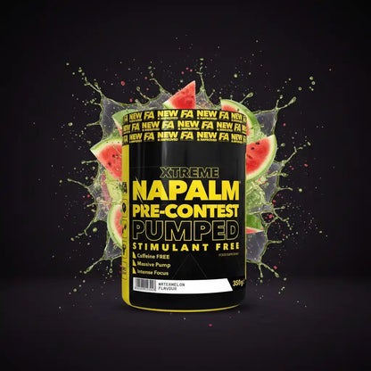 XTREME Napalm Pre Workout Booster PUMPED 350g Stimfree - Supplement Support