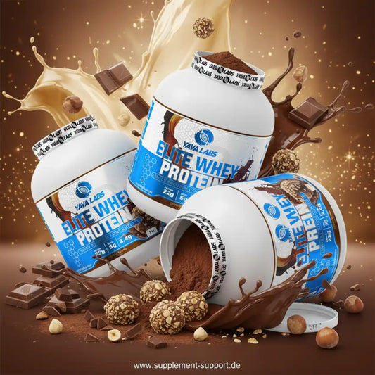 Yaya Labs Elite Whey Protein mit Schokolade & Haselnüssen – hochwertiges Proteinpulver für Sportler