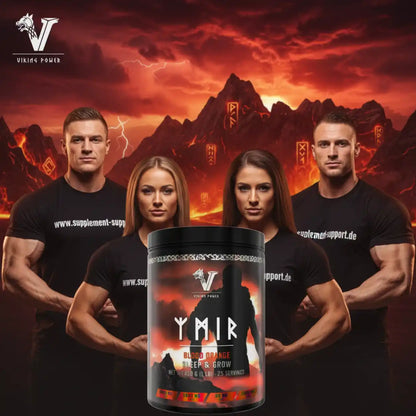 Ymir Blood Orange Sleep & Grow von Viking Power – Nahrungsergänzung für Muskelwachstum und Regeneration