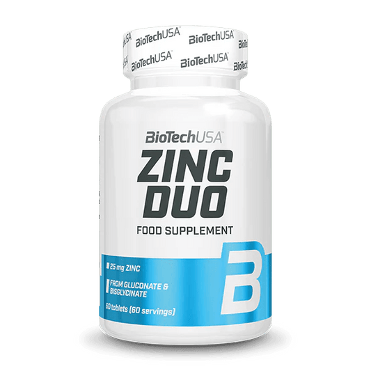 Zinc Duo - 60 Tabletten á 25mg - Supplement Support